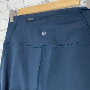 Lululemon On Your Mark Crop 23" in Nocturnal Teal